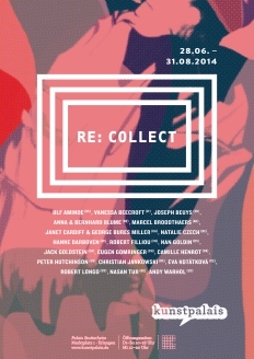Plakat Ausstellung RE: COLLECT